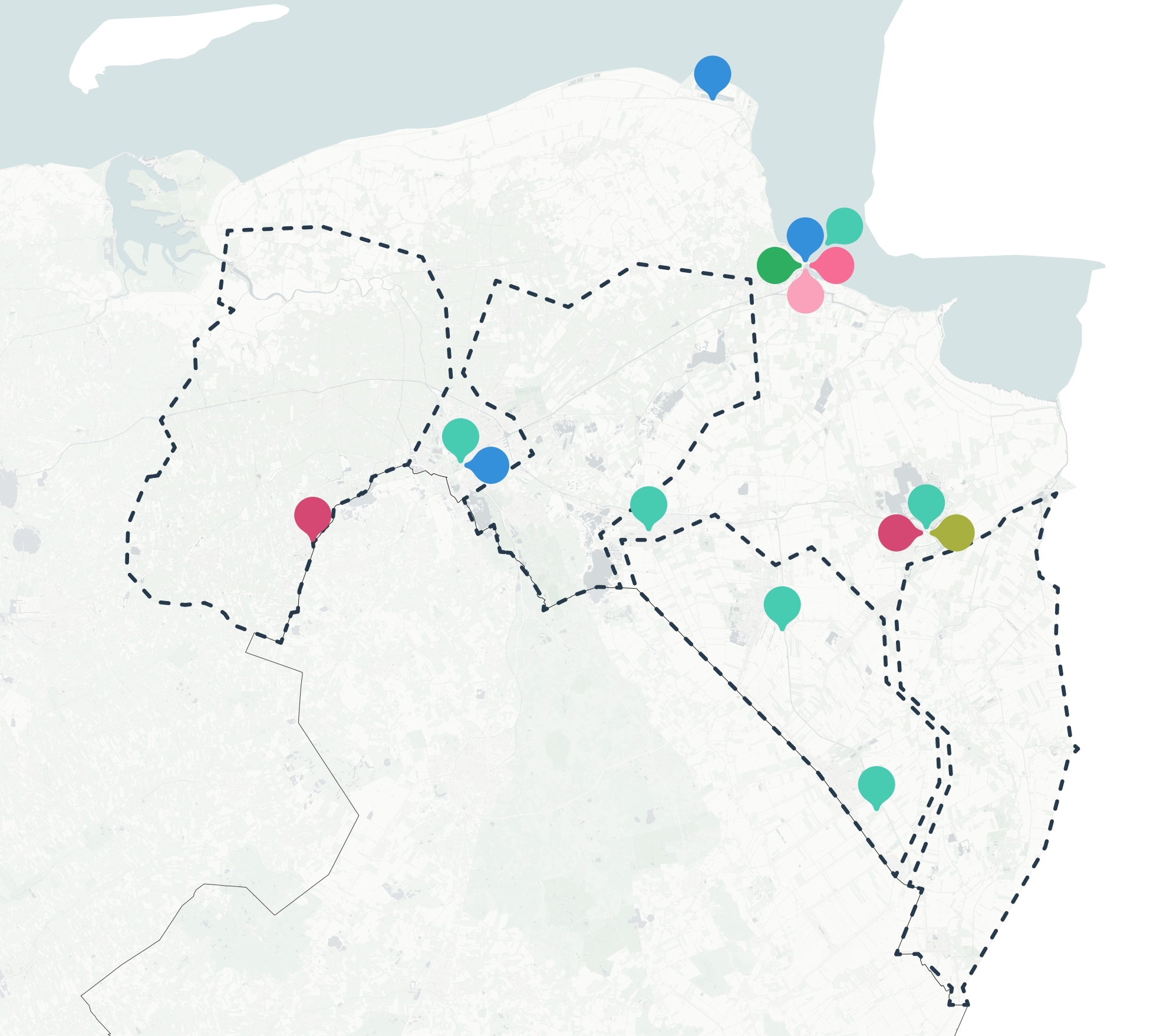 Spatial analysis for circular economy.