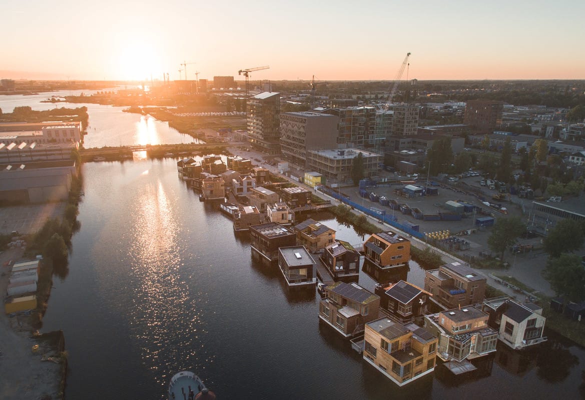 Schoonschip in Amsterdam is another example of a circular area development.